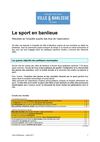 Le sport en banlieue - 2012 - Association Ville & banlieue