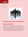 6 Important Steps to find a Good Real Estate Agent by Jeff Adams, Not scam