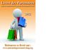 Livret des Partenaires 2012