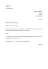 lettre type de démission