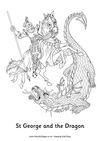 st_george_and_the_dragon_colouring_page