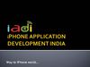 iPhone Applicaton Development India