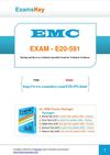 Free EMC E20-591 PDF 