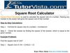 Square Root Calculator