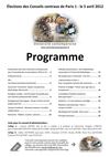 Liste Université contemporaine - Elections 2012 - programme officiel