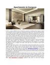 Residential Apartments in Gurgaon +91 9811 999 666 NCR Real Estate 
