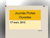 Journée Portes Ouvertes ESTIC Mars 2012