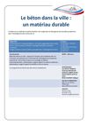 LE BETON MATERIAU DURABLE