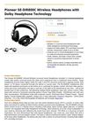 Pioneer SE-DIR800C Wireless Headphones With Dolby Headphone Technology