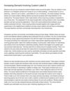 Increasing Demand Involving Custom Label S