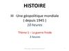 La guerre froide 