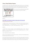 2 Days A Week Workout Program