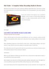 Dub Turbo - A Complete Online Recording Studio In Review
