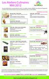 PLANNING ATELIERS CULINAIRES MAI 2012