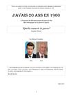 Témoignage sur la Guerre d'algérie "20 ans en 1690"
