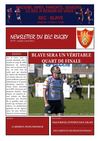 Newsletter du BEC Rugby N°19 - Lundi 2 avril 2012
