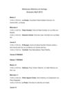 Itinerario Abril