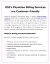 OSI’s Physician Billing Services are Customer-friendly