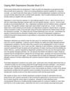 Coping With Depressive Disorder Brain E N