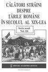 Calatori straini,vol.3, sec. XIX