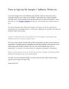 Time to Sign Up for Google+? AdSense Thinks So