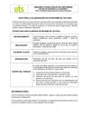 GUIA PARA LA ELABORACIÓN DE UN INFORME DE LECTURA