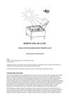  HORNO SOLAR ULOG PARA COCINAR EN REGIONES TROPICALES. Editor Grupo ULOG 