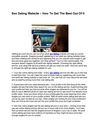Sex Dating Website – How To Get The Best Out Of It