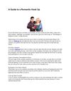 A Guide to a Romantic Hook Up