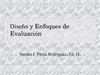 Enfoques y Diseño de Evaluación