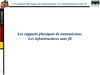 LES SUPPORTS PHYSIQUES DE TRANSMISSION