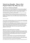 Natural Acne Remedies