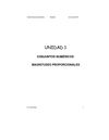 Conjuntos Numéricos y Magnitudes Proporcionales