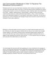 Use Communication Wristbands In Order To Popularize The Motivational Communication S