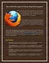 Hire Firefox Developer for Firefox Plug-in Development