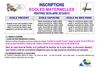 inscriptions maternelles