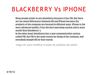 BLACKBERRY Vs IPHONE