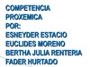 COMPETENCIA PROXEMICA
