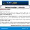 Rational Numbers Properties