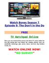 Watch Bones Season 7 Episode 9 The Don't in the Do