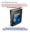 World Wide Web Advertising Dictionary