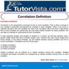 Correlation Definition