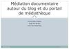 Portail documentaire : La place du blog