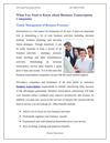What You Need to Know about Business Transcription Companies
