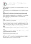 Règlement intérieur 