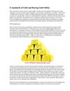 E-Standards Of Gold And Buying Gold Online