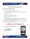Unlocking A Blackberry 9850 Instructions