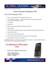 How to Unlock Blackberry 9810 Instructions