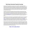 Real Estate Interstate Property investing