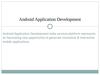 Android Application Development Services